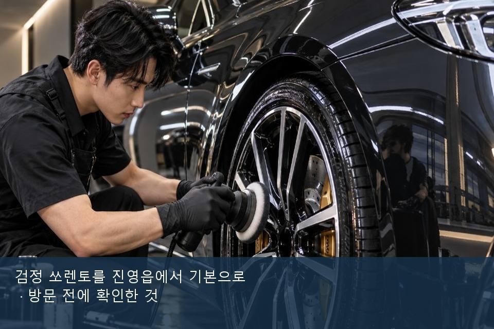 검정 쏘렌토를 진영읍에서 기본으로 · 방문 전에 확인한 것